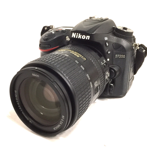1円 Nikon D7200 AF-S DX NIKKOR 18-300mm 1:3.5-6.3 G ED VR デジタル一眼レフ カメラ ブラック C261553_画像1