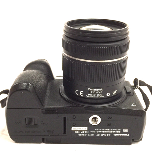 1円 Panasonic LUMIX DMC-G7 G VARIO 1:3.5-5.6/14-42 1:4.0-5.6/45-150 ミラーレス一眼 カメラ C031705_画像4