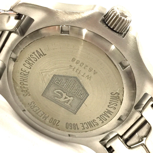 タグホイヤー プロフェッショナル デイト クォーツ 腕時計 メンズ WT1114 ホワイト文字盤 稼働品 TAG HEUER_画像2