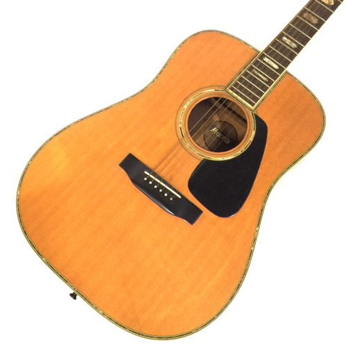 1円 モーリス TF-815 アコースティックギター S.Hokari 日本製 全長103.5cm 弦長660mm ハードケース付き Morris_画像2