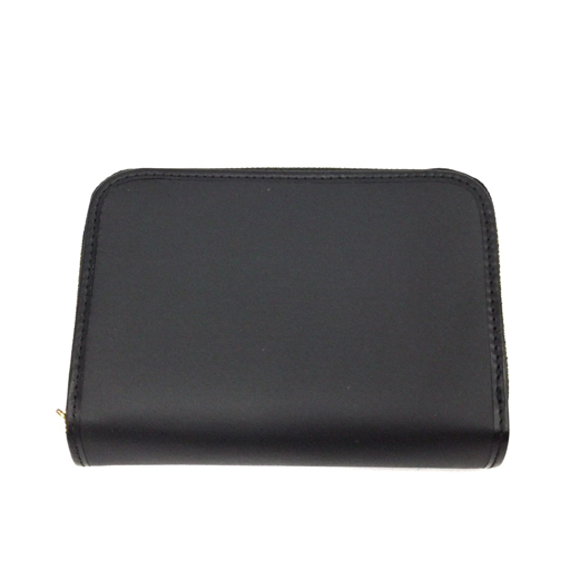 ハンティングワールド 二つ折り 財布 ウォレット ラウンドジップ ユニセックス 黒 付属品あり HUNTING WORLD_画像3