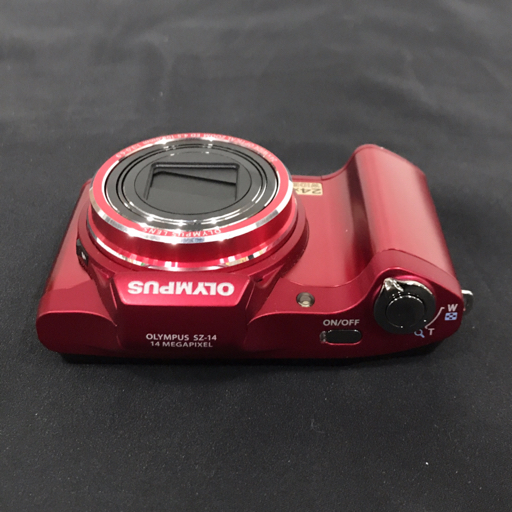 OLYMPUS SZ-14 4.5-108.0mm 1:3.0-6.9 コンパクトデジタルカメラ レッド QR125-360_画像4