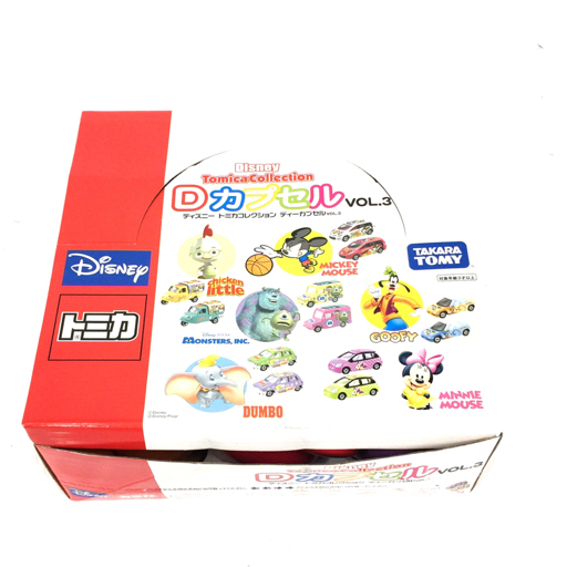  Takara Tommy TAKARA TOMY Disney Tomica коллекция D Capsule VOL.3 хобби миникар итого 12 позиций комплект 