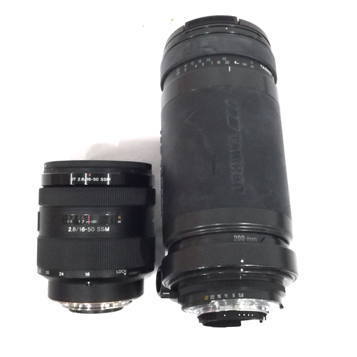 1円 SONY α77 SLT-A77V DT 2.8/16-50 SSM TAMRON AF LD 200-400mm 1:5.6 ニコンFマウント用 デジタルカメラ レンズ_画像5