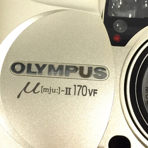 OLYMPUS μ-II 170 VF コンパクトフィルムカメラ T20 ストロボ セット_画像6