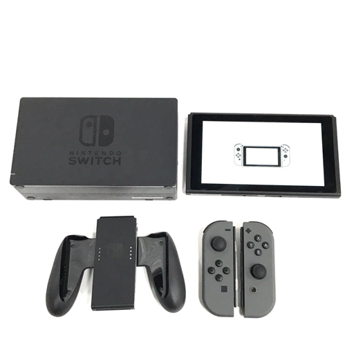 Nintendo Switch HAC-001(-01) 2021 ニンテンドースイッチ 本体 グレー 動作確認済み