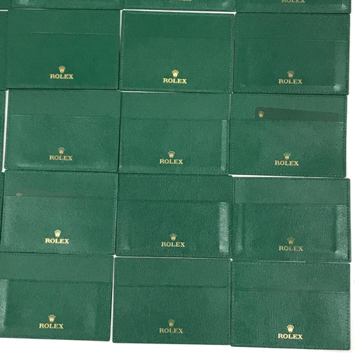 【付属品のみ】 ロレックス 時計用 純正品 カードケース ギャランティケース メンズ グリーン 30個 横型 新型_画像5