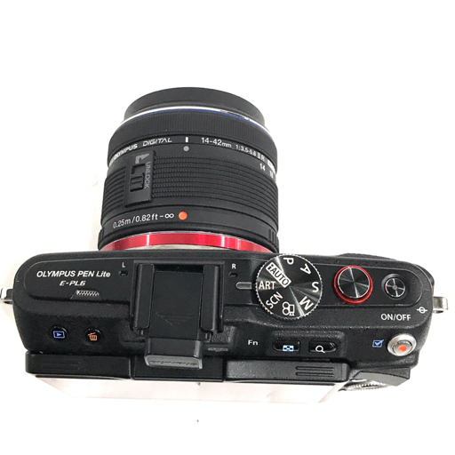 1円 OLYMPUS PEN Lite E-PL6 M.ZUIKO DIGITAL 14-42mm IIR 1:3.5-5.6 含む カメラ レンズ セット C051925_画像6