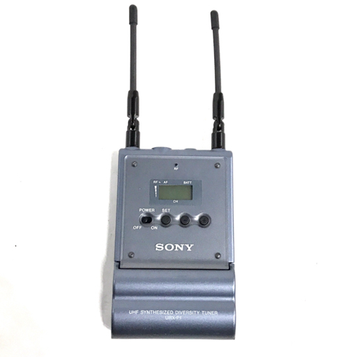 1円 SONY UTX-B1 UHF SYNTHESIZED TRANSMITTER URX-P1 DIVERSITY TUNER ワイヤレスマイクシステム C091724_画像2