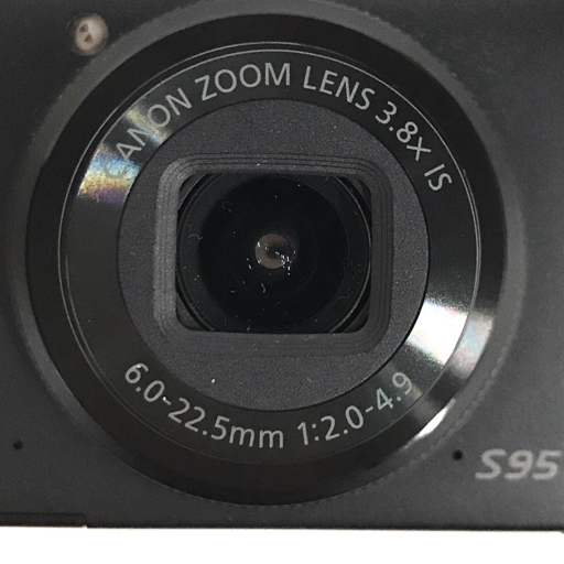 1円 Canon PowerShot S95 6.0-22.5mm 1:2.0-4.9 コンパクトデジタルカメラ ブラック_画像2