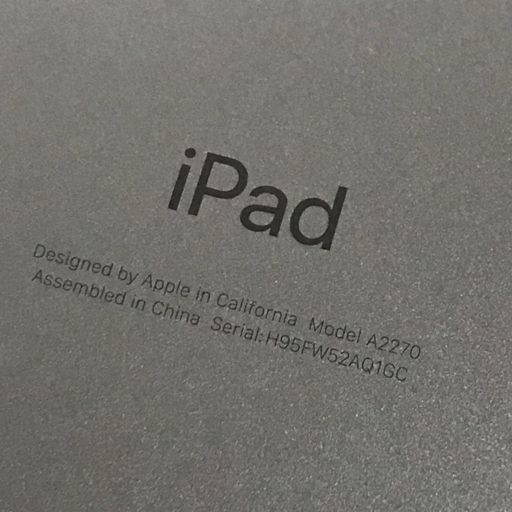 1円 Apple iPad 第8世代 MYL92J/A Wi-Fiモデル 32GB タブレット 本体 動作確認済_画像5