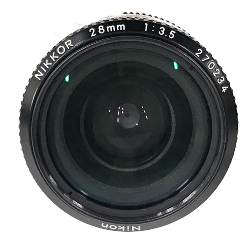 1円 Nikon F2 Ai NIKKOR 135mm 1:2.8 非Ai NIKKOR 28mm 1:3.5 一眼レフフィルムカメラ マニュアルフォーカス_画像3