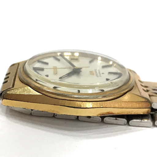 送料360円 セイコー 腕時計 5605-7020 LM ロードマチック デイト ゴールドカラー 自動巻き メンズ QR011-97 同梱NG_画像4