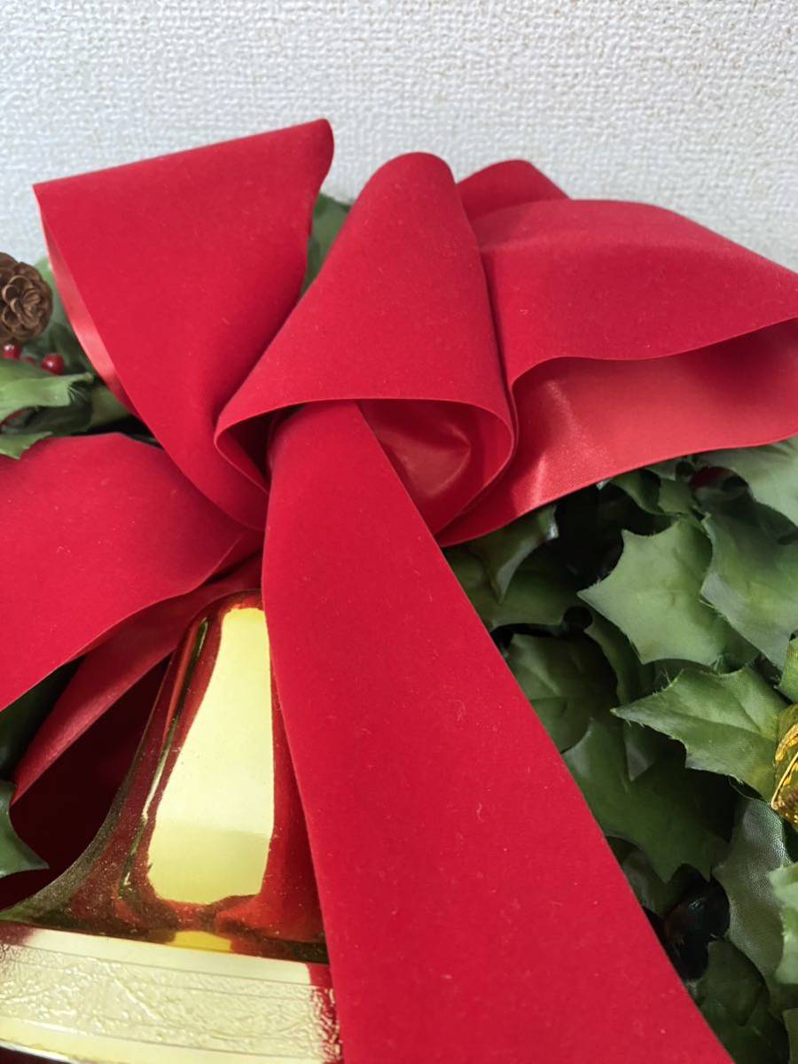  Christmas wreath large size diameter 40cm Christmas Christmas party artificial flower entranceway lease store lease /E-2