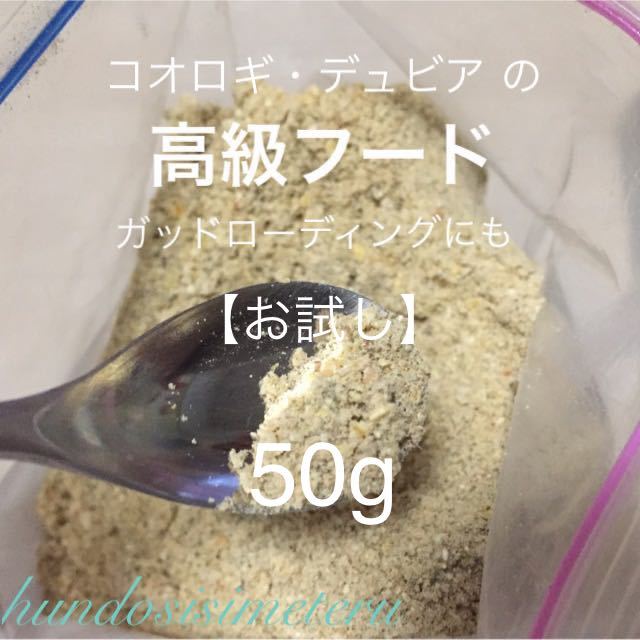 コオロギ・スズムシの高級フード50g【お試し】☆栄養豊富☆喰付抜群☆鈴虫にも♪の画像1