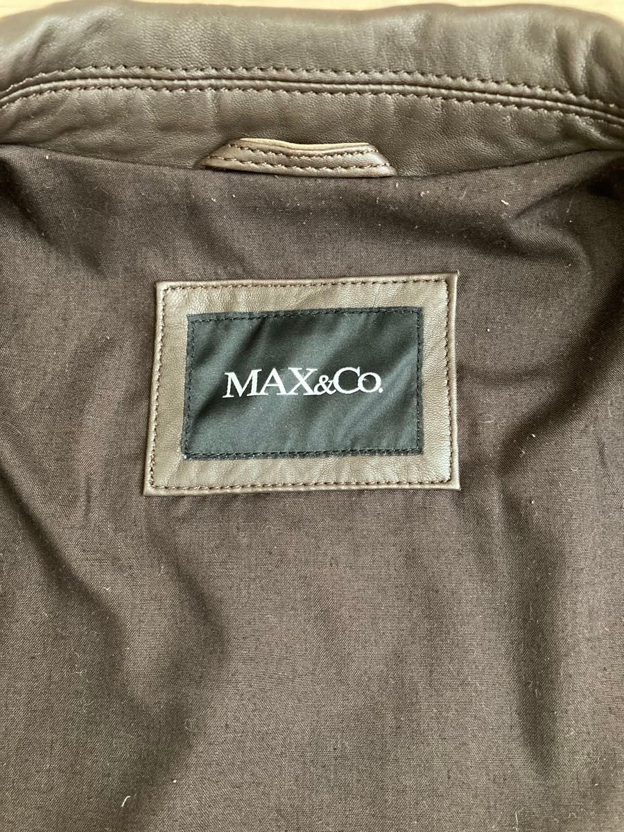 【MAX＆CO.】ラムレザージャケット（羊革）
