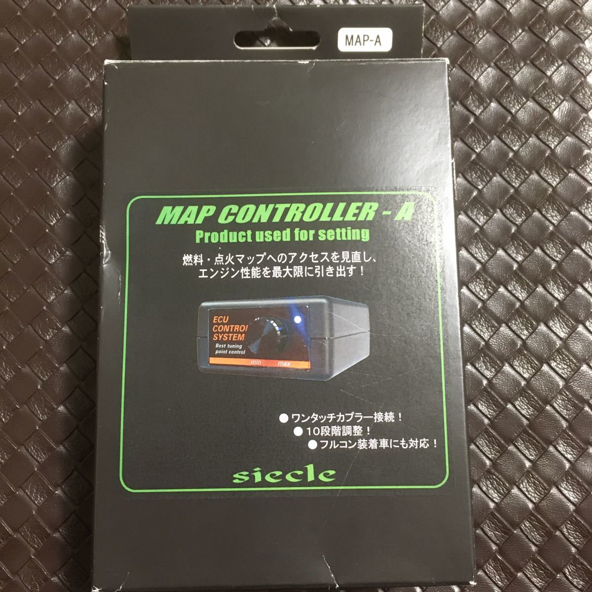 31230UPG1659 シエクル マップコントローラー MAP-A ワンタッチカプラー カプラーオン 燃料・点火マップ調整 レスポンスアップ 中古_画像1