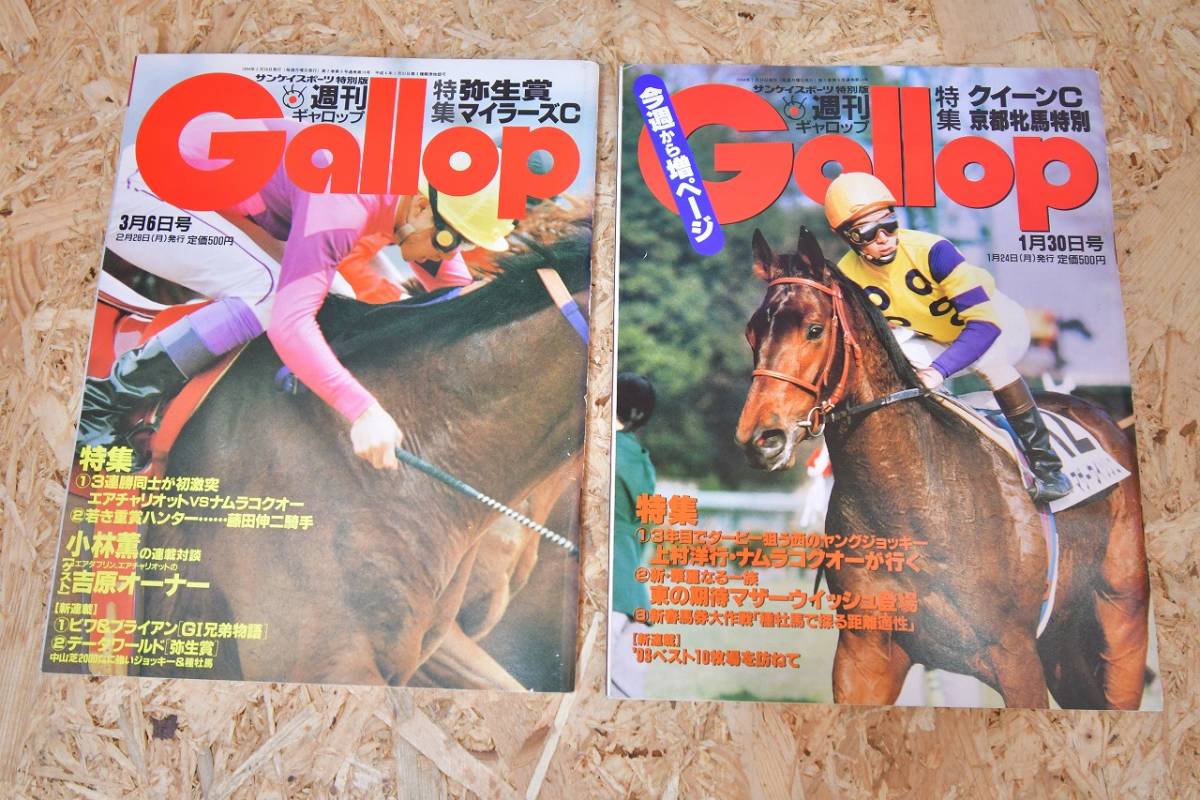 ＠10 週刊Gallop ギャロップ 1994年 馬 本 雑誌 特集 まるごとオグリ オグリキャップ ヒシアマゾン ビコーペガサス など 10冊の画像5