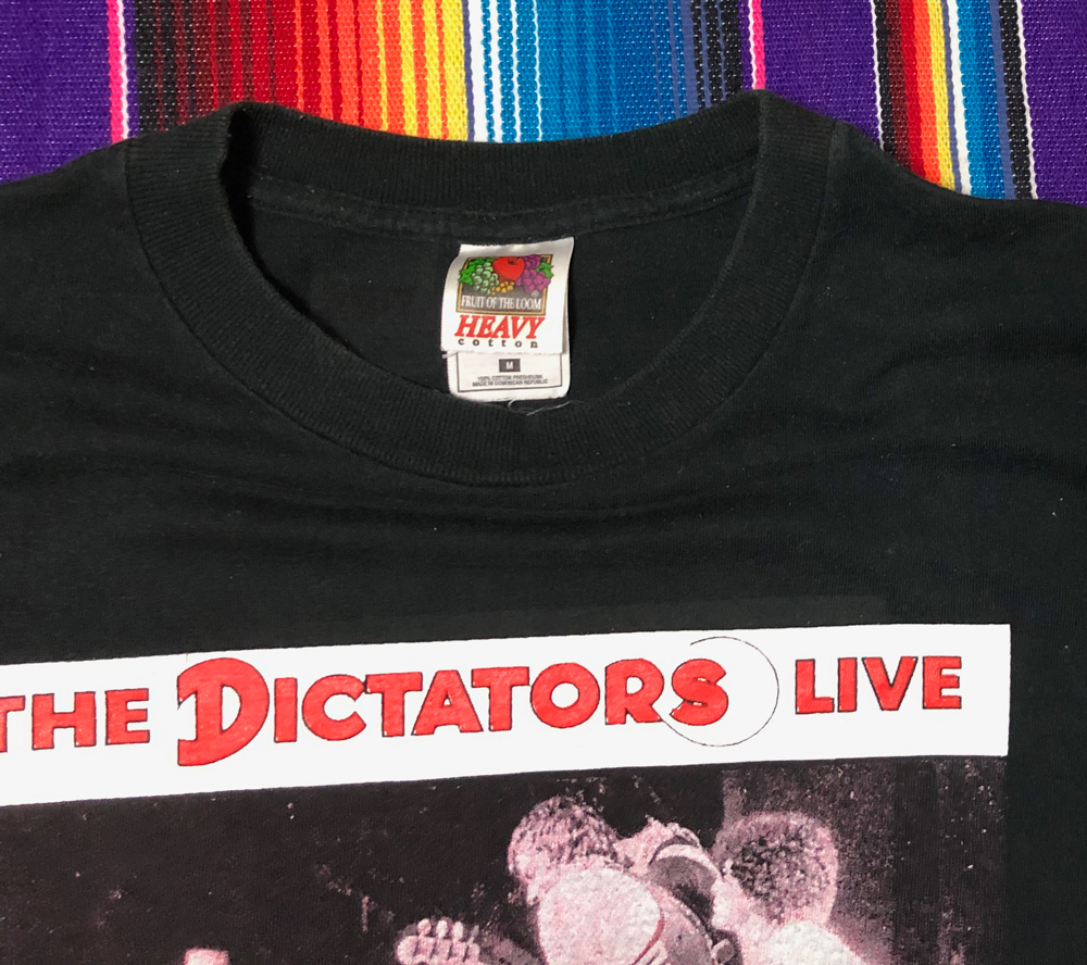 激レア! The Dictators(ディクテイターズ)1990年製 Live New York New York Tシャツ M Garage PUNK(ガレージパンク) VINTAGE(ヴィンテージ)_画像3