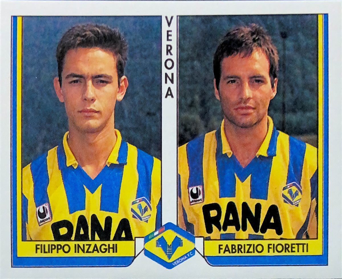 Service Line Tutto Calcio 93-94 NO.472 Filippo Inzaghi Rookie Sticker_画像1