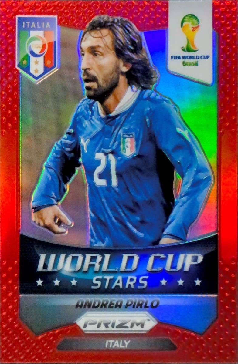 PANINI World Cup Brasil Prizm NO.24 Andrea Pirlo Limited 149 Card _画像1