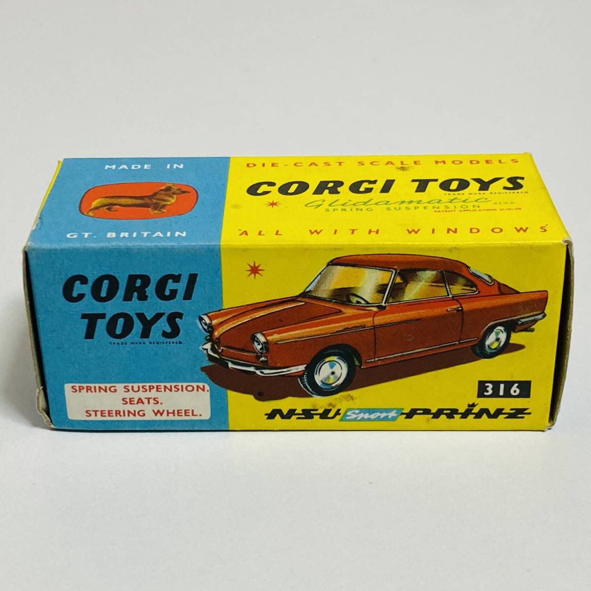 [ beautiful goods ]CORGI TOYS Corgi toys 316 NSU SPORT-PRINZ pudding tsu minicar model car 