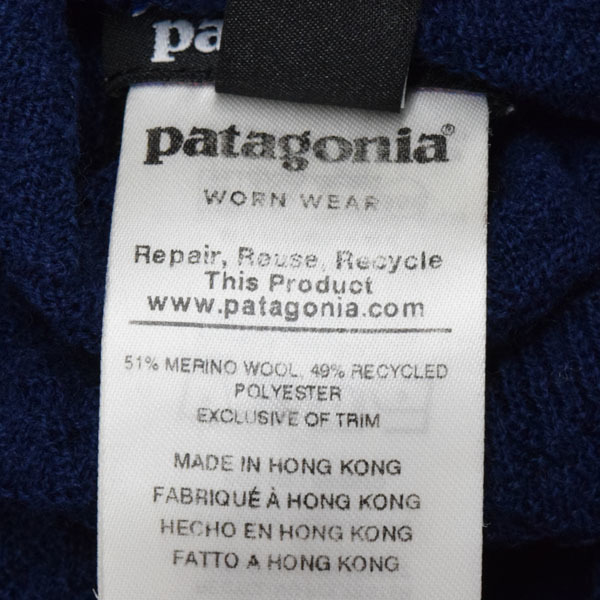 patagonia/パタゴニア キャプリーン エア フーディ レディース 長袖 ニット トップス ウール混 XS ネイビー [NEW]★51LA17_画像7