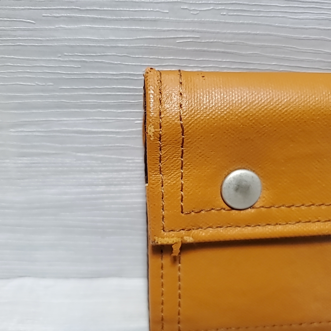 2048 PORTER Porter Yoshida bag long wallet long wallet folding leather Logo change purse .. inserting tea color series brown group Freestyle 