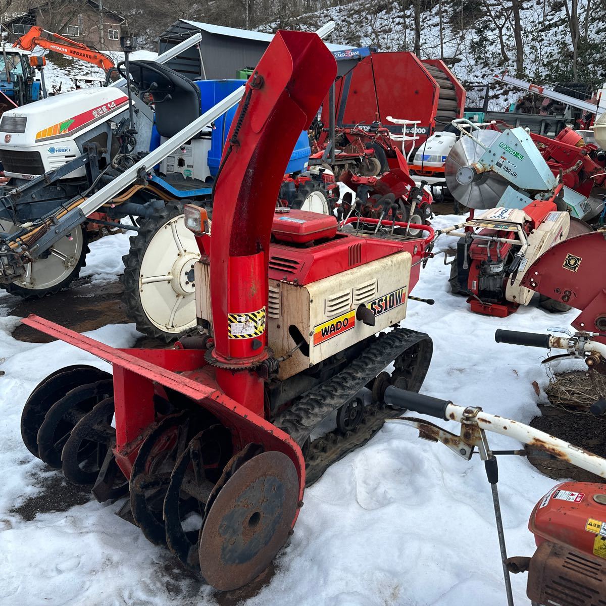 Yahoo!オークション - WADO SS10W 除雪機 セルスタート クローラ Yahoo!オークション - WADO SS10W 除雪機 セルスタート クローラ