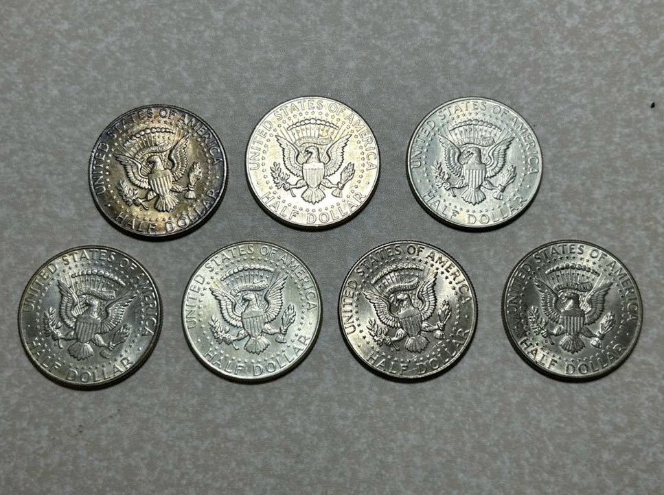 銀貨　1964 アメリカ 銀貨 ケネディ ハーフ ダラー 銀　シルバー　50セント_画像2