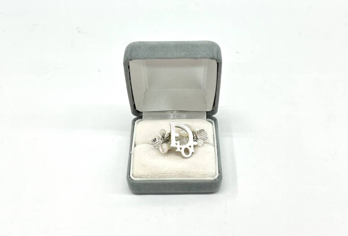 【希望者のみラッピング無料】 美品 Dior パール付きリング 指輪 ディオール ゆうパック60サイズ 奈良県発(0-0.R-1)L-23 MH 指輪