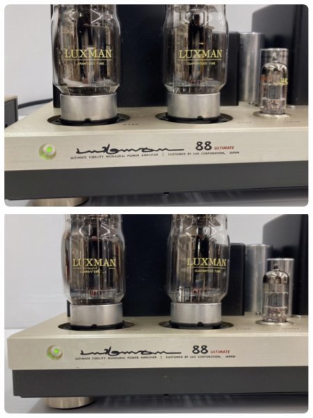 LAXMAN MB88 tube amplifier 2 pcs. set ULTIMATE operation verification settled ultimate rare amplifier Yupack [120sa chair ] Nara prefecture departure (36-50.WN-1)L-23