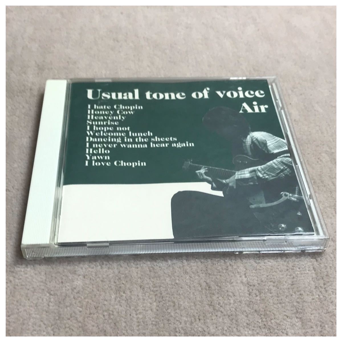 Usual tone of voice / air《帯付き》