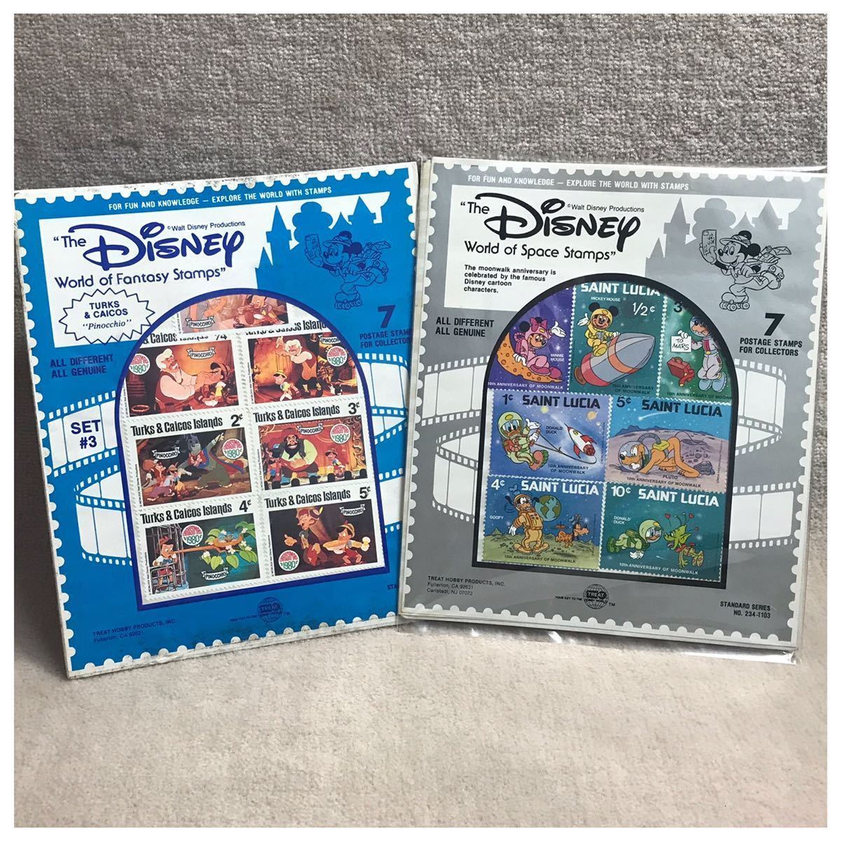 ディズニー海外切手セット(ピノキオ ・ディズニーキャラクター) 2種セット《#590DKS》_画像7