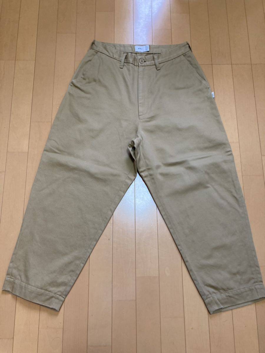 送料無料 WTAPS UNION TROUSERS ユニオン ベージュ Sサイズ パンツ ダブルタップス_画像3