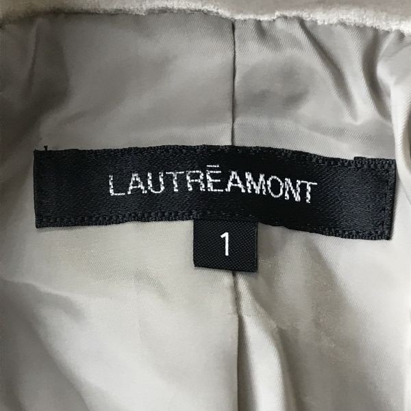 日本製☆ロートレアモン/LAUTREAMONT☆ベロアジャケット【1/レディースS/ベージュ系/beige】Jackets◇cBH274_画像8