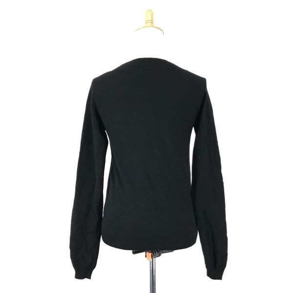  Max Mara /Max Mara* раунд шея / вязаный свитер [ женский M/ чёрный /black]Tops/Sweater*cBH391