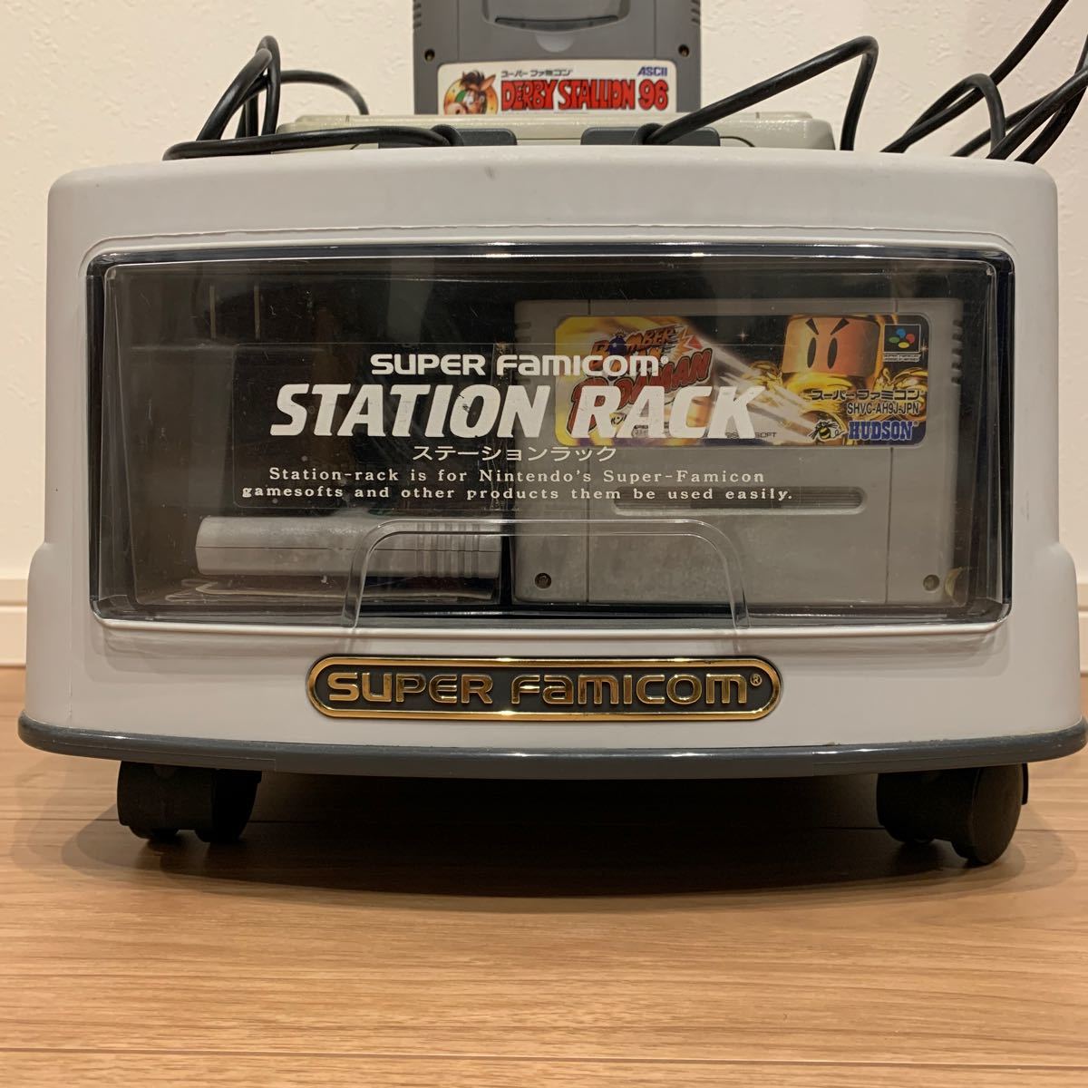 STATION RACK 付き Nintendo スーパーファミコン セット ソフト STATION RACK 付き Nintendo スーパーファミコン セット ソフト