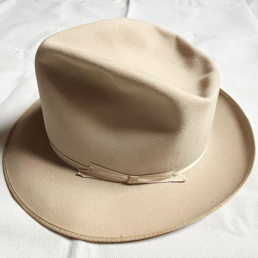 ミント BIG! 50s マロリー 60cm プレミア MALLORY PREMIER デッドストック NOS VINTAGE HAT ヴィンテージ ハット STRATOLINER OPEN ROAD 着_画像3