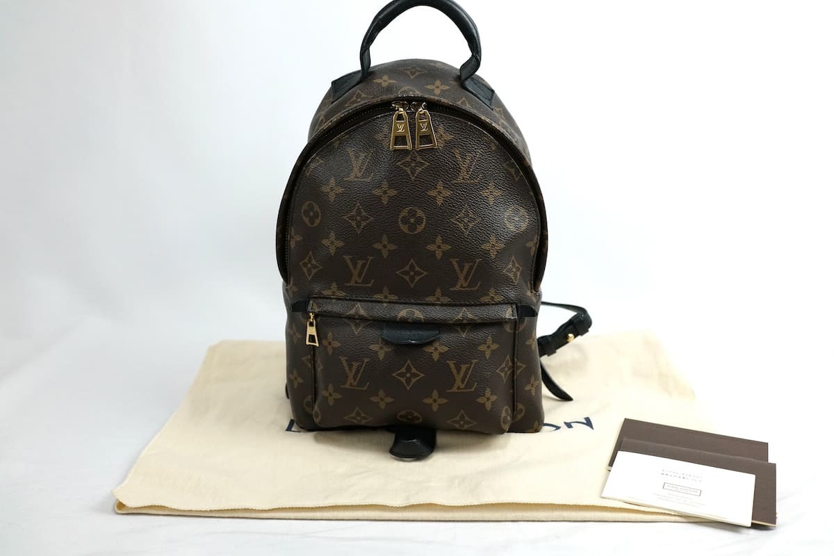 中古 LOUIS VUITTON BAG ルイヴィトン リュック モノグラム パームスプリングス バックパックPM ヴィトン ブラック モノグラム M41560_画像10