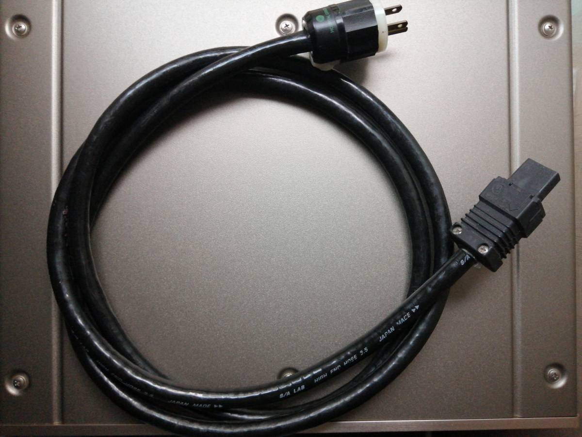 S/A LAB HIGHEND HOSE 3.5 約2.3m ものすごい良い音します 電源ケーブルは何十本と持っていますが最高クラス 代行転売大歓迎　NCNRにて_画像1