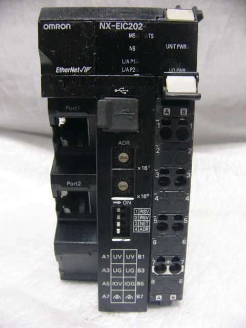 ★動作保証★ OMRON PLC NX-EIC202 NX EtherCAT カプラ_画像1