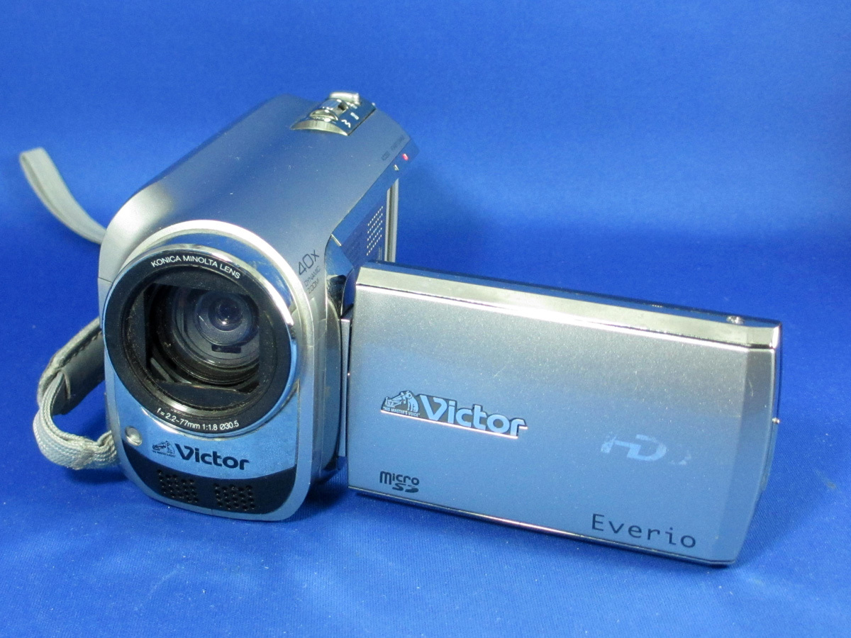 Victor Everio GZ-MG650 完動品 エブリオ ハードディスクムービー HDD80GB SDHC対応 JVCケンウッド ビクター デジタルビデオカメラ_画像2