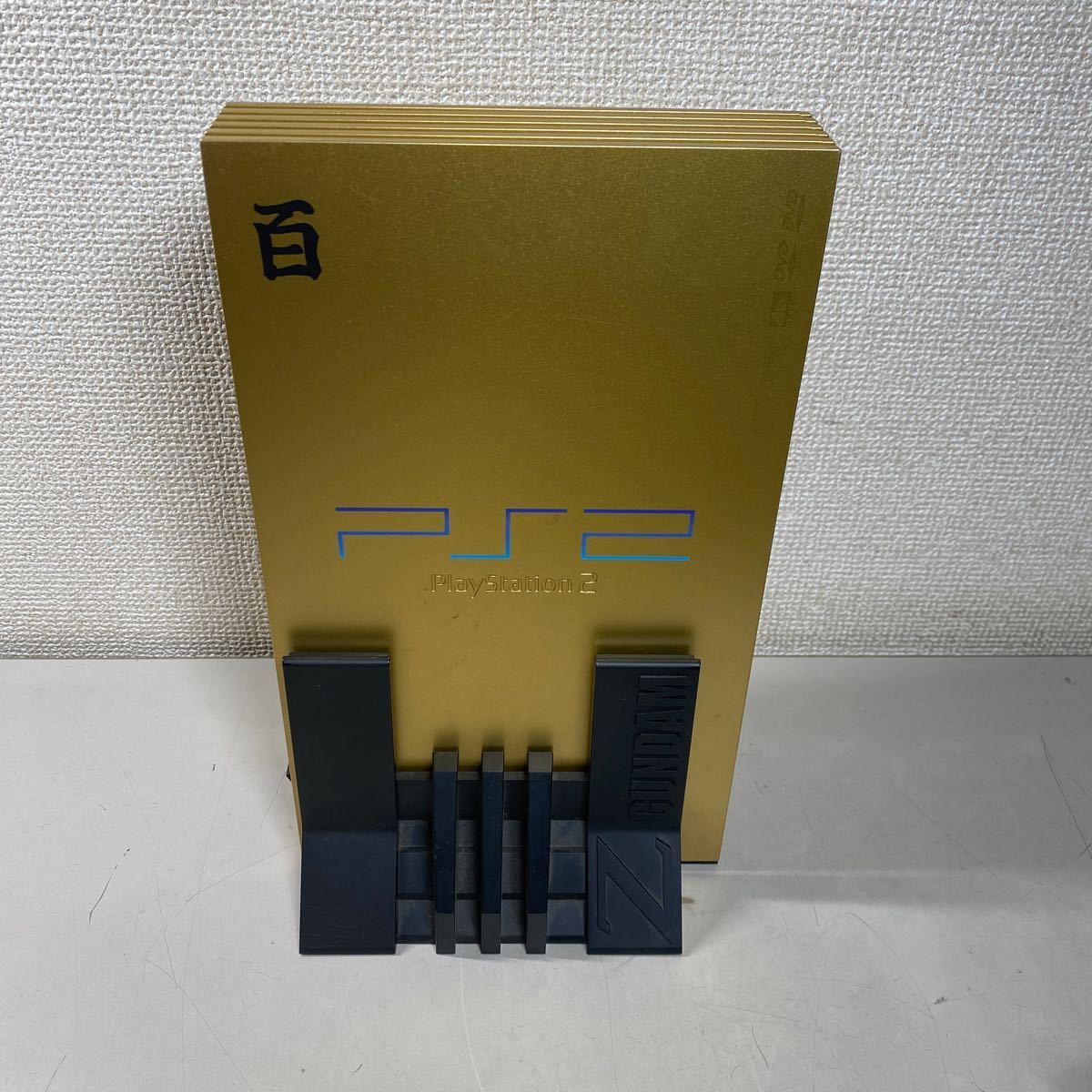 d*★中古品　PS2 SCPH-55000GU 機動戦士Zガンダム 百式 ゴールドパック★_画像2