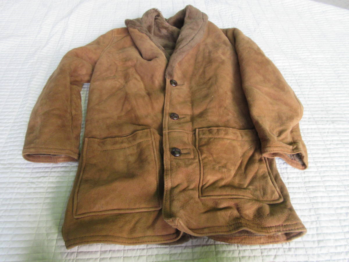 原文:Schott ムートンコート サイズ38☆H-13