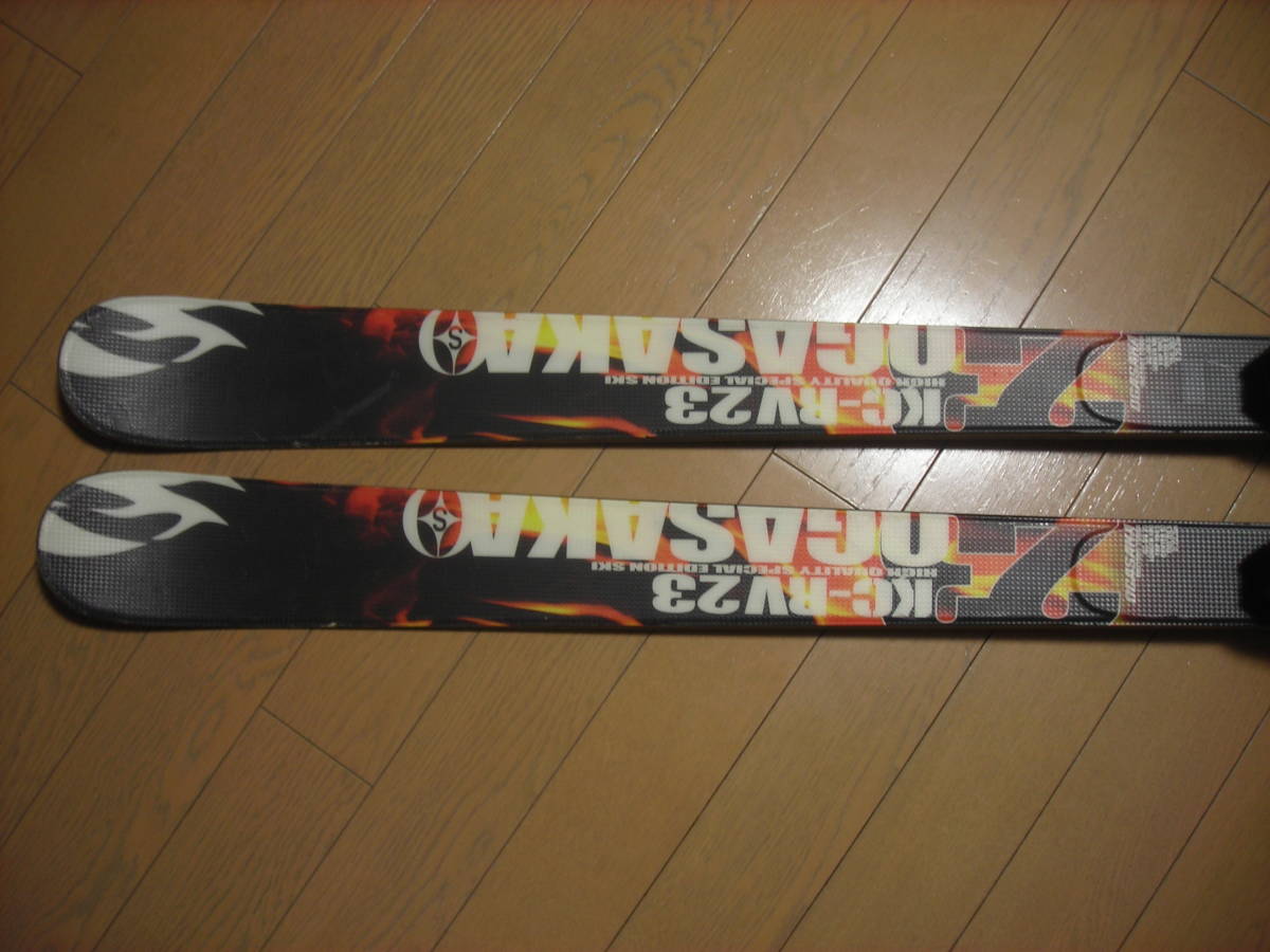 スキー　板/オガサカ・OGASAKA KC-RV23 180cm・ビンディング/マーカー・MARKER TITANIUM 12.0 GLIDE CONTROL x1★USED_画像2