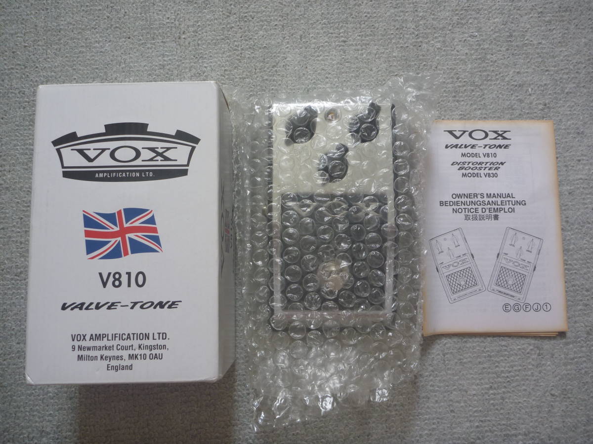 【デッドストック】VOX V810 VALVE-TONE（生産終了の希少旧型モデル）_画像1