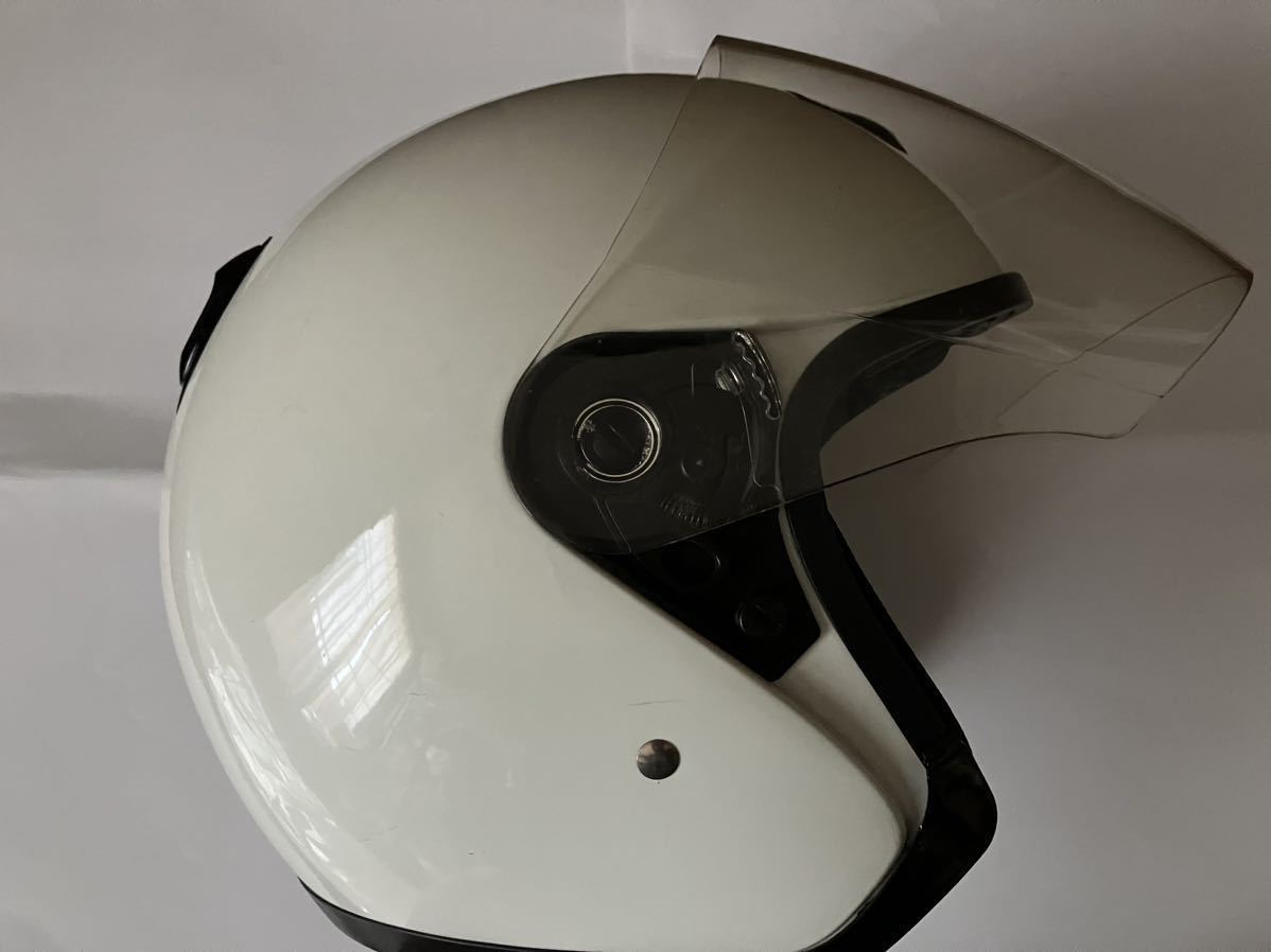 リード工業(LEAD) バイクヘルメット ジェット STRAX SJ-4 ホワイトBIG 63~64cm未満　白_画像4