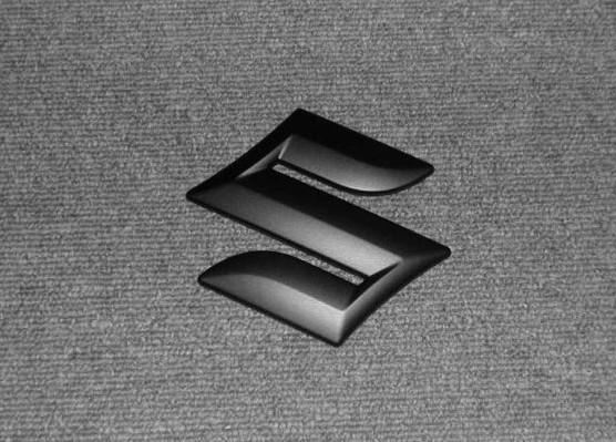 * Spacia hybrid (MK54S,MK94S)/S emblem ( mat black ) front 