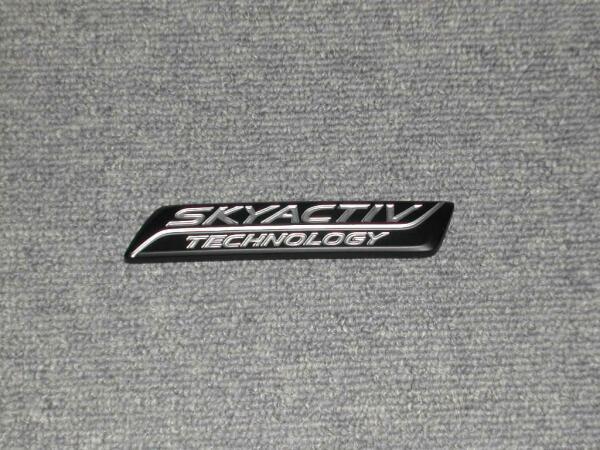 *CX-8(5BA,6BA/ old model )/SKYACTIV emblem ( mat black )